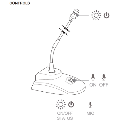 Настольный конденсаторный микрофон FCM-764